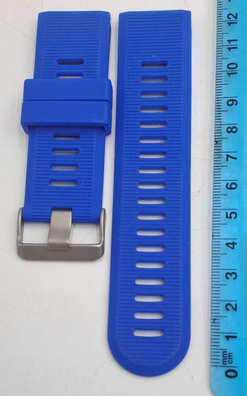 New 26mm Royal Blue Silicone Quick fit Band for Garmin Fenix-Tactix-enduro-(see compatibility )