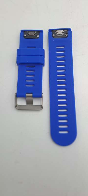 New 26mm Royal Blue Silicone Quick fit Band for Garmin Fenix-Tactix-enduro-(see compatibility )