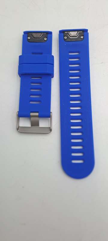 New 26mm Royal Blue Silicone Quick fit Band for Garmin Fenix-Tactix-enduro-(see compatibility )