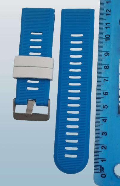 New 26mm Blue Silicone Quick fit Band for Garmin Fenix-Tactix-enduro-(see compatibility )
