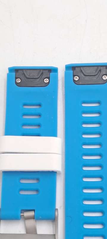 New 26mm Blue Silicone Quick fit Band for Garmin Fenix-Tactix-enduro-(see compatibility )
