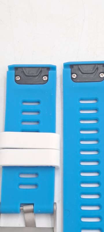 New 26mm Blue Silicone Quick fit Band for Garmin Fenix-Tactix-enduro-(see compatibility )