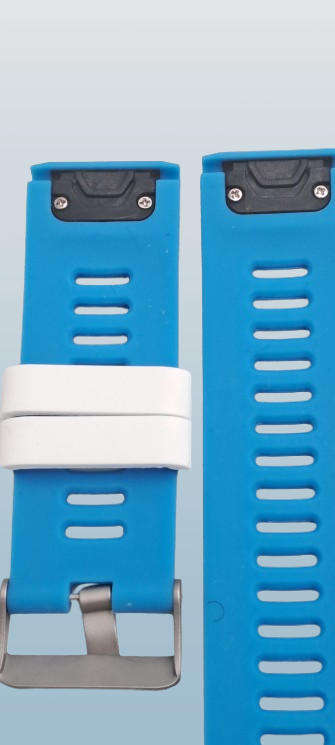 New 26mm Blue Silicone Quick fit Band for Garmin Fenix-Tactix-enduro-(see compatibility )