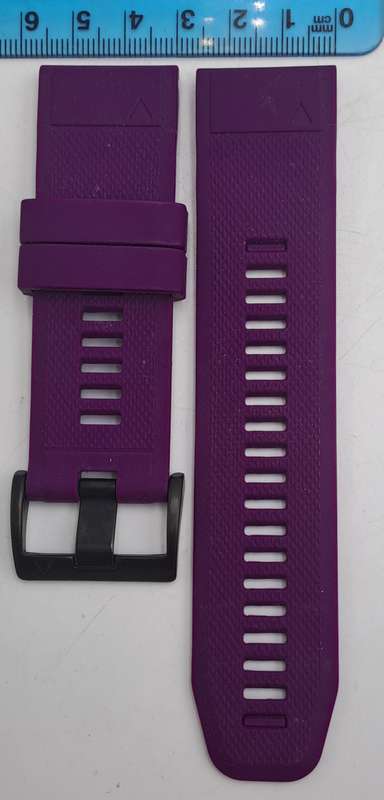 New 26mm Purple Silicone Quick fit Band for Garmin Fenix-Tactix-enduro-Instinct-(see compatibility )