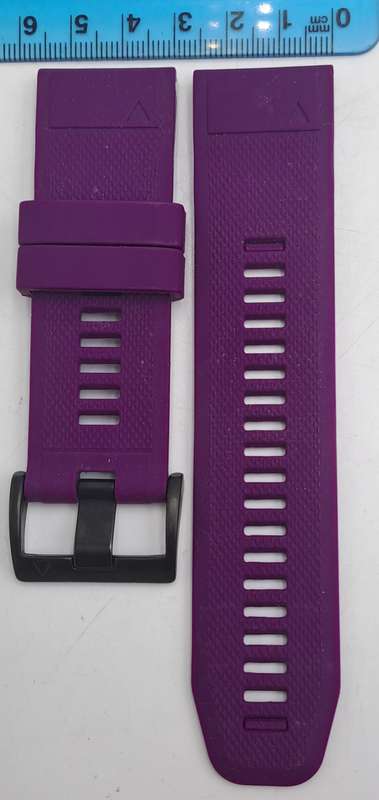 New 26mm Purple Silicone Quick fit Band for Garmin Fenix-Tactix-enduro-Instinct-(see compatibility )