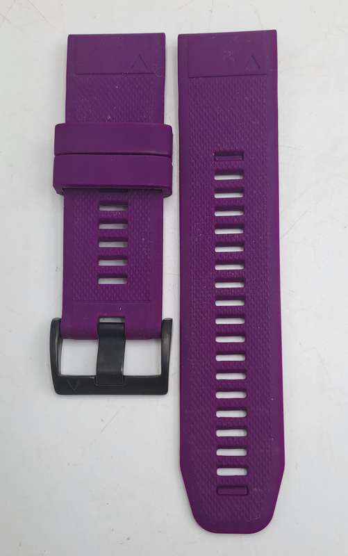 New 26mm Purple Silicone Quick fit Band for Garmin Fenix-Tactix-enduro-Instinct-(see compatibility )
