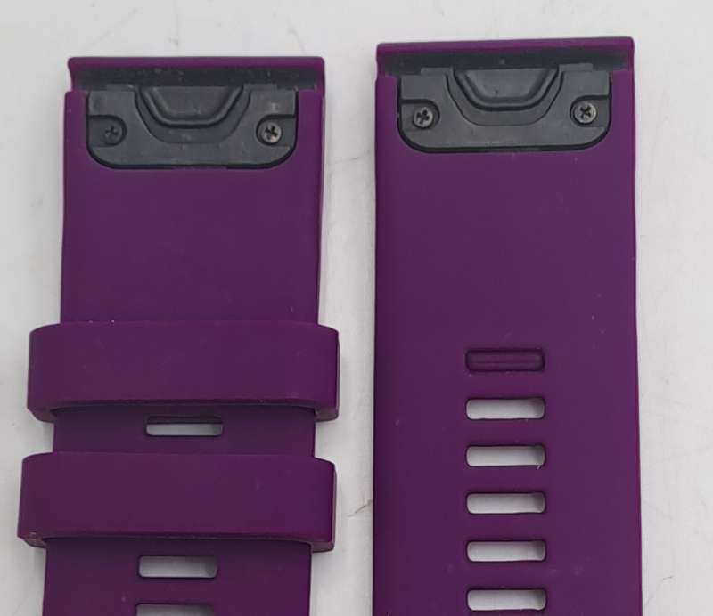 New 26mm Purple Silicone Quick fit Band for Garmin Fenix-Tactix-enduro-Instinct-(see compatibility )