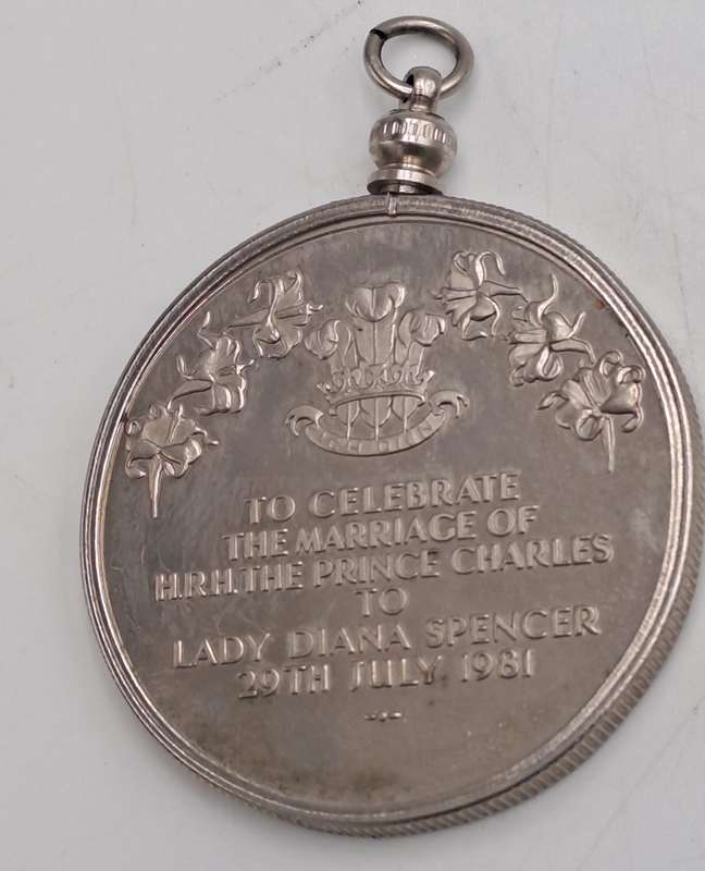 20th July 1981 Royal Wedding Prince Charles and Lady Diana Medal