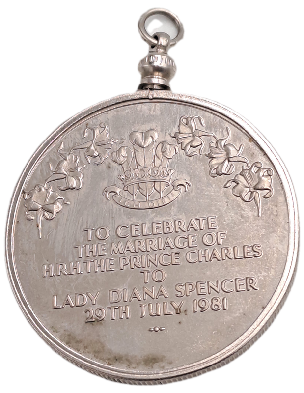 20th July 1981 Royal Wedding Prince Charles and Lady Diana Medal