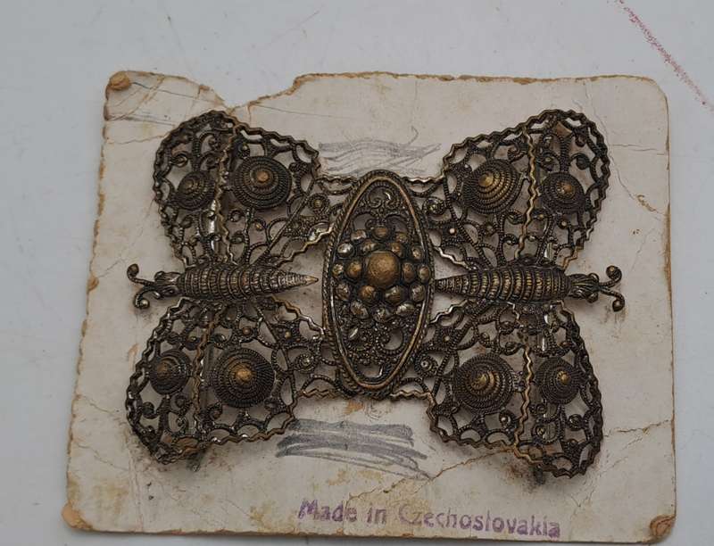 1950's art Deco Costume Jewelry 6 pieces Made in Czechoslovakia