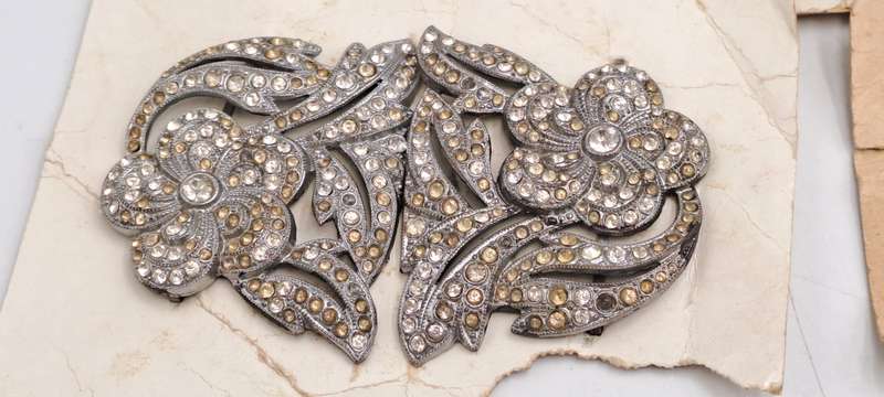 1950's art Deco Costume Jewelry 6 pieces Made in Czechoslovakia