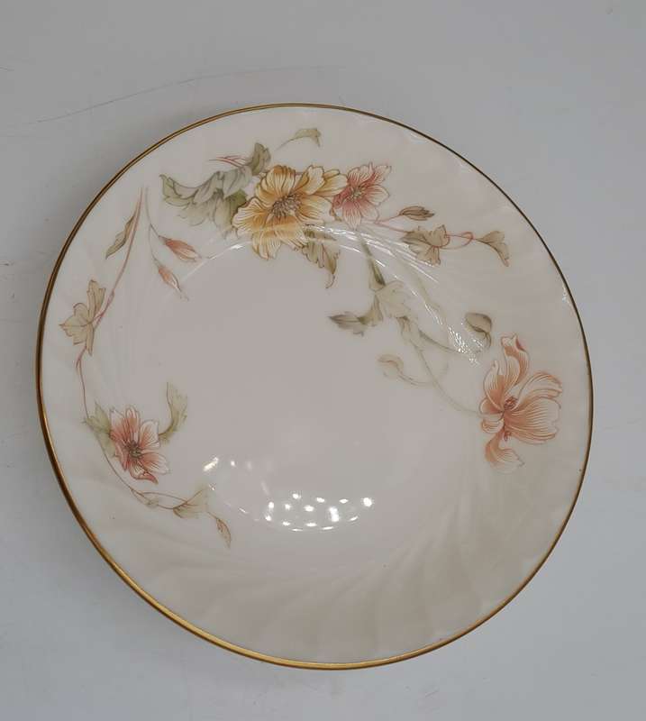 Vintage Gorham TRELLIS Fine China Bowl 24kt Gold Hand Banded Japan-Mint Condition-7 Available