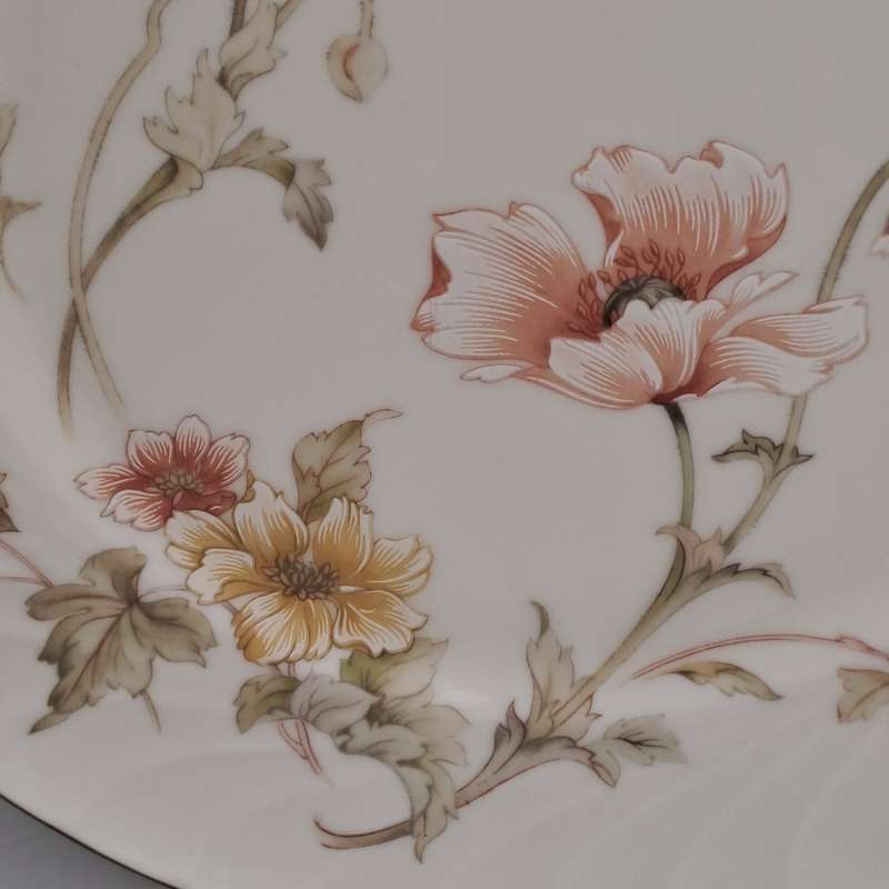 Vintage Gorham TRELLIS Fine China Dinner Plate 24kt Gold Hand Banded Japan-Mint -6 Available