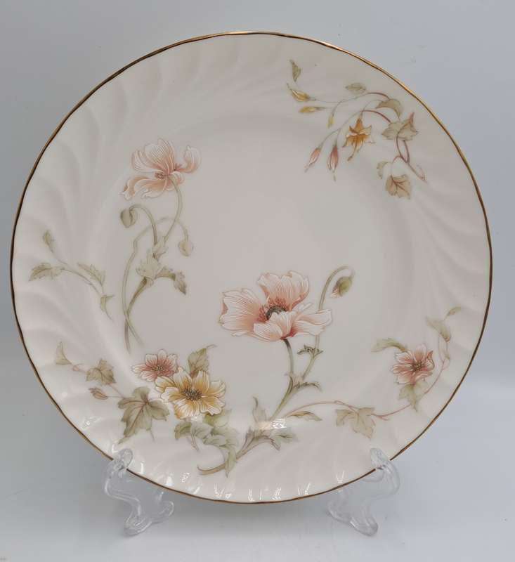Vintage Gorham TRELLIS Fine China Salad Plate 24kt Gold Hand Banded Japan-Mint -6 Available