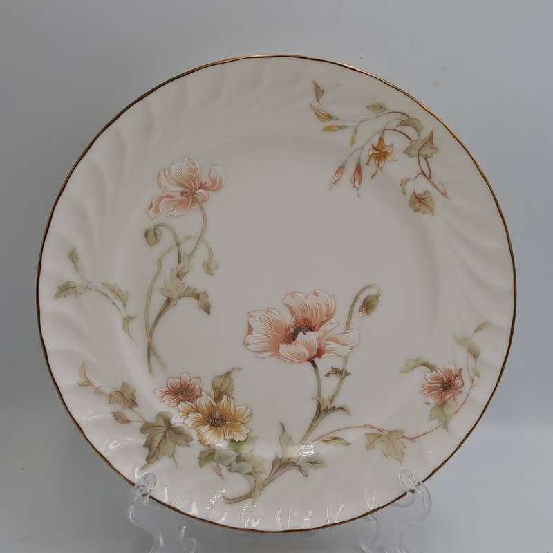 Vintage Gorham TRELLIS Fine China Salad Plate 24kt Gold Hand Banded Japan-Mint -6 Available