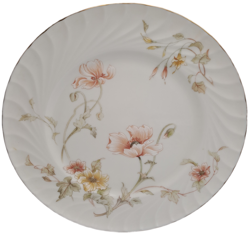 Vintage Gorham TRELLIS Fine China Dinner Plate 24kt Gold Hand Banded Japan-Mint -6 Available