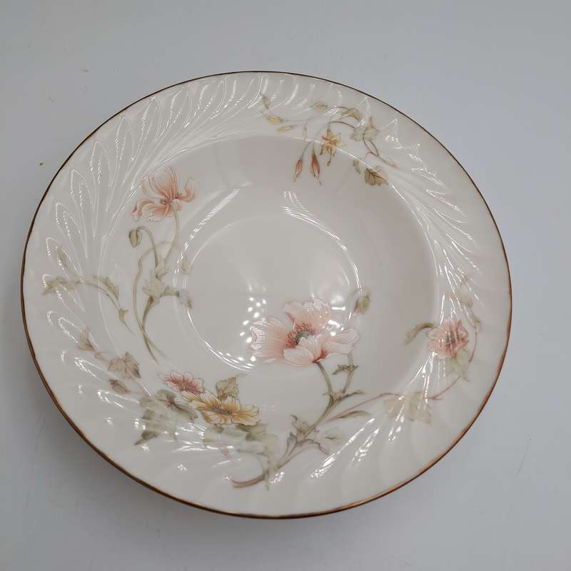 Vintage Gorham TRELLIS Fine China Soup Bowl 24kt Gold Hand Banded Japan-Mint Condition-6 Available
