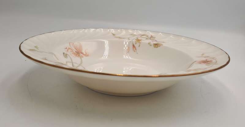 Vintage Gorham TRELLIS Fine China Soup Bowl 24kt Gold Hand Banded Japan-Mint Condition-6 Available