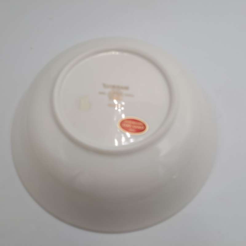 Vintage Gorham TRELLIS Fine China Large Bowl 24kt Gold Hand Banded Japan-Mint Condition-