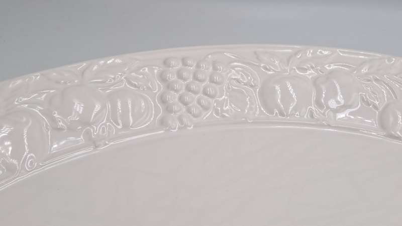 A Large Porcelain Woolworths Oval Serving Platter Imported from Portugal