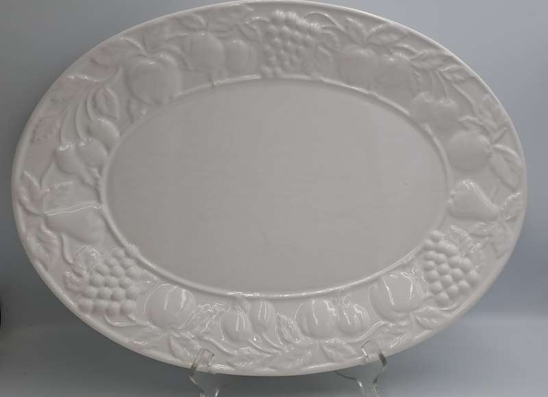 A Large Porcelain Woolworths Oval Serving Platter Imported from Portugal