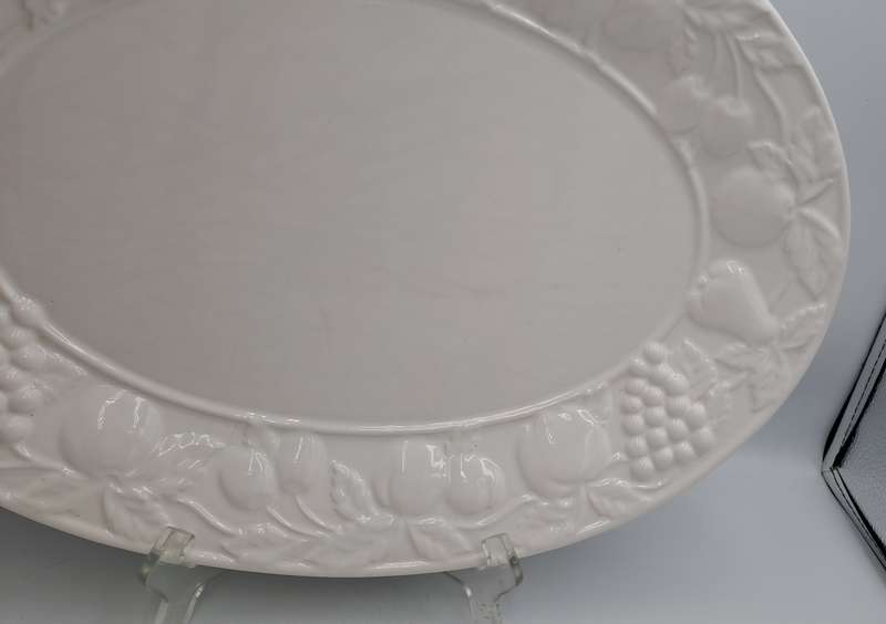 A Large Porcelain Woolworths Oval Serving Platter Imported from Portugal