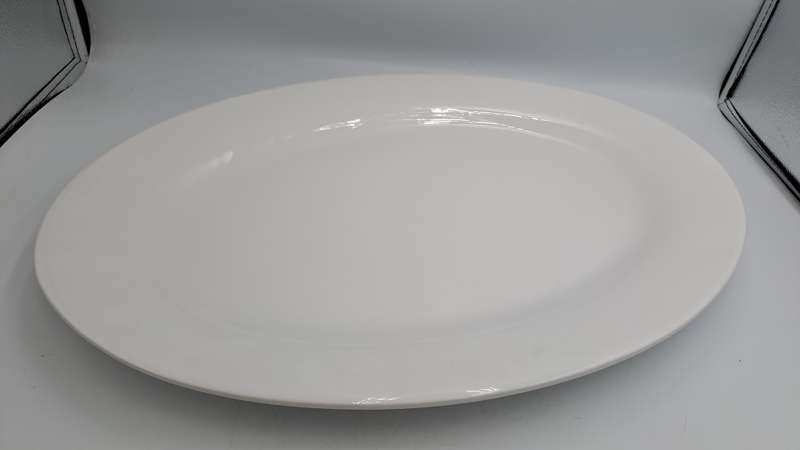 A Large Porcelain REDENT Oval Serving Platter