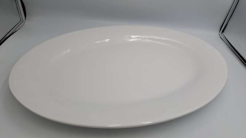 A Large Porcelain REDENT Oval Serving Platter
