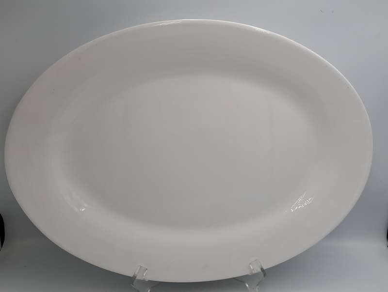 A Large Porcelain REDENT Oval Serving Platter