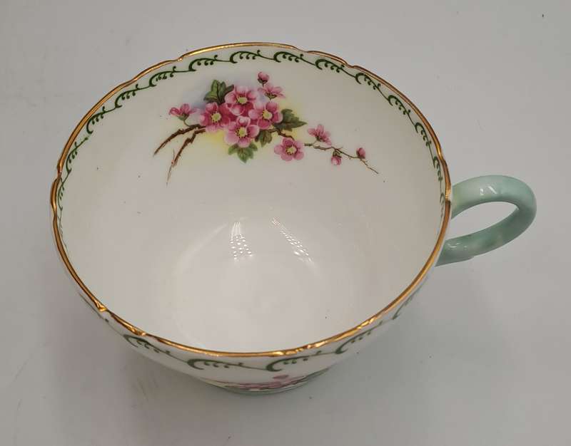 Vintage Vintage Shelley Fine bone Tea Cup and Side Plate -Blossom Pattern-4 Available