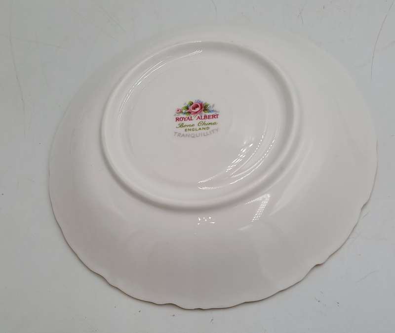 Vintage Royal Albert TRANQUILLITY Bone China Trio (Cup has a small chip)