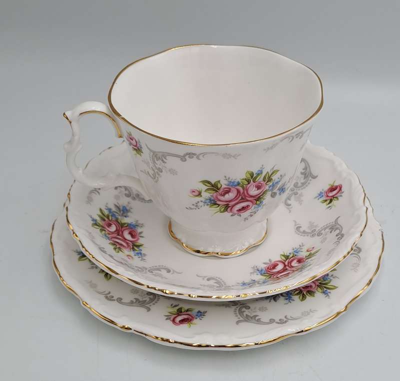 Vintage Royal Albert TRANQUILLITY Bone China Trio (3 Available)
