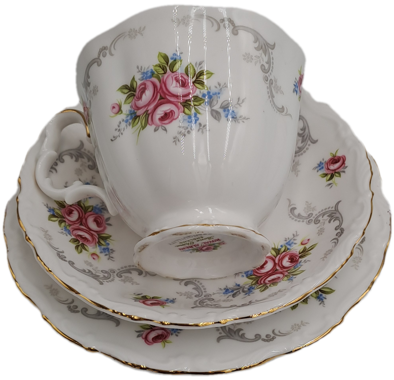 Vintage Royal Albert TRANQUILLITY Bone China Trio (Cup has a small chip)