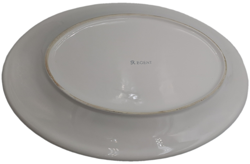 A Large Porcelain REDENT Oval Serving Platter