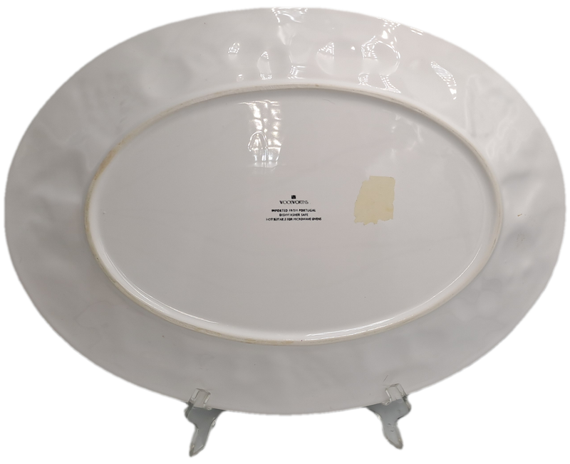 A Large Porcelain Woolworths Oval Serving Platter Imported from Portugal