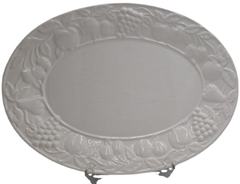 A Large Porcelain Woolworths Oval Serving Platter Imported from Portugal