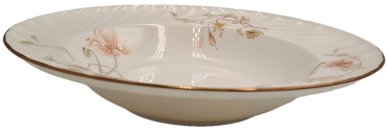 Vintage Gorham TRELLIS Fine China Soup Bowl 24kt Gold Hand Banded Japan-Mint Condition-6 Available