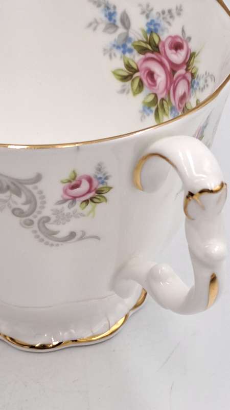 Vintage Royal Albert TRANQUILLITY Bone China Trio (Cup has a small chip)