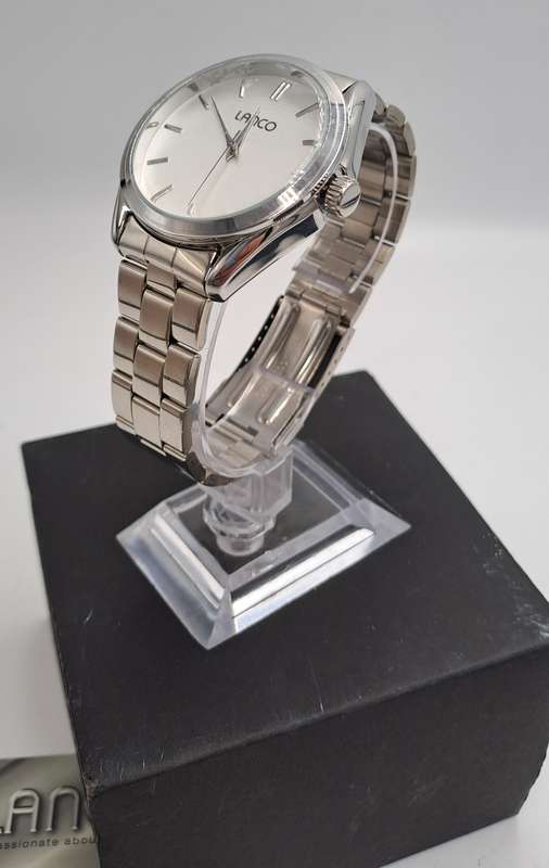 Pre-owned Lanco Stainless Steel Men's Quartz Watch- Unused -Boxed