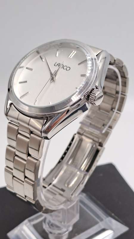 Pre-owned Lanco Stainless Steel Men's Quartz Watch- Unused -Boxed
