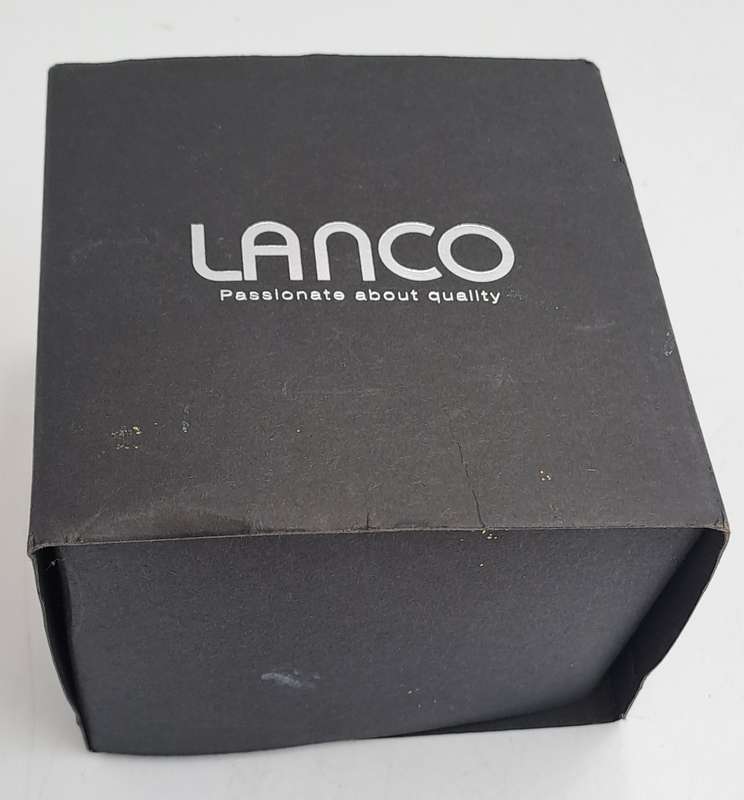 Pre-owned Lanco Stainless Steel Men's Quartz Watch- Unused -Boxed
