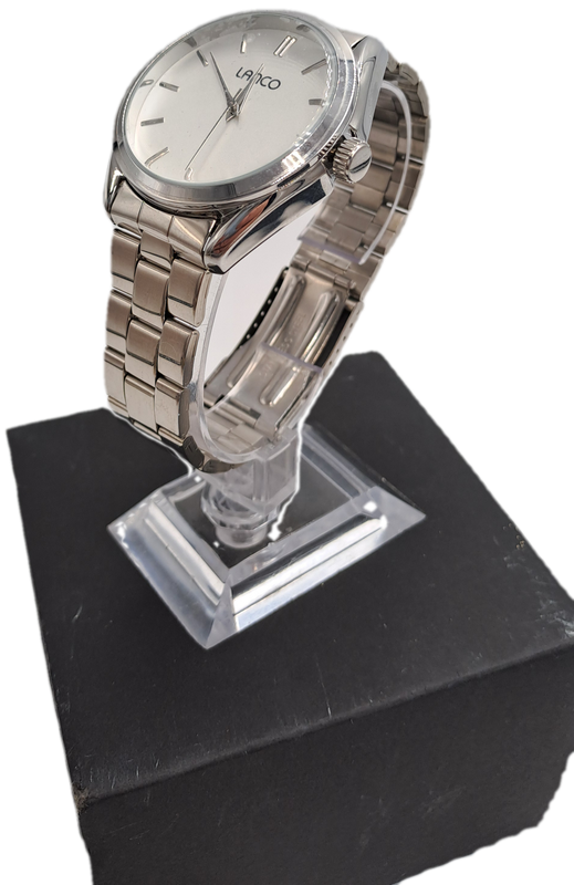 Pre-owned Lanco Stainless Steel Men's Quartz Watch- Unused -Boxed