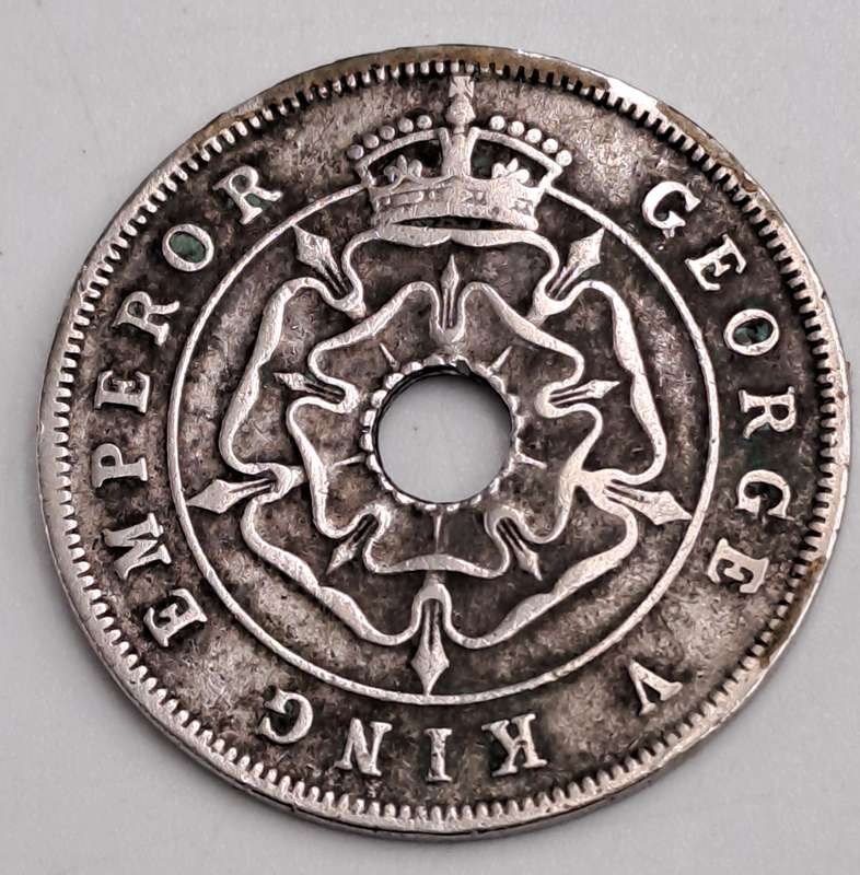 1934 Southern Rhodesia  one penny -36000 minted - circulated