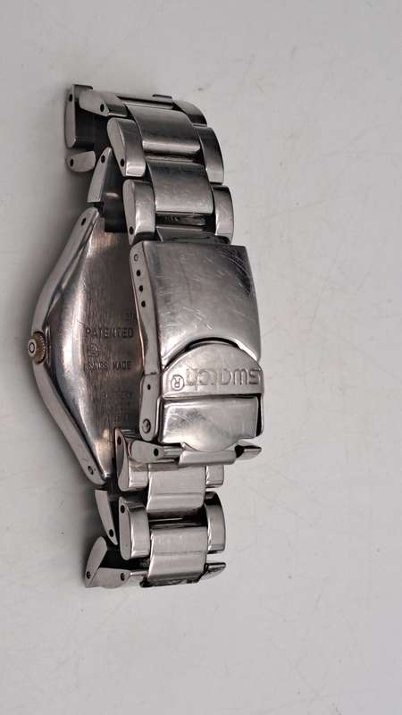 Pre-Owned Swiss Made Swatch AG 1993 Men's Quarts watch -Working-Stainless Steel