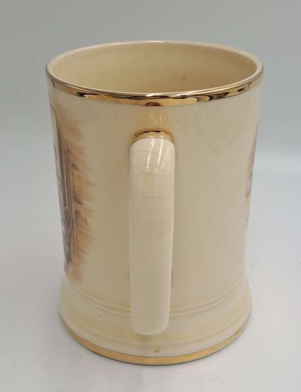 Vintage Arthur Wood Porcelain Tankard No 3752 Mary and the Fat Boy.