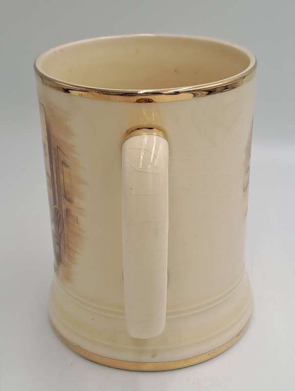 Vintage Arthur Wood Porcelain Tankard No 3752 Mary and the Fat Boy.