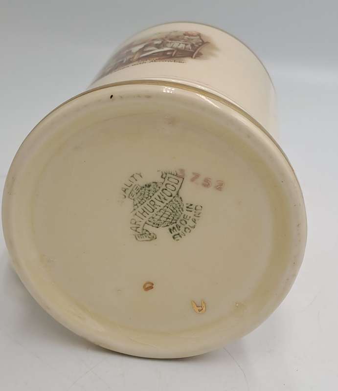 Vintage Arthur Wood Porcelain Tankard No 3752 Mary and the Fat Boy.