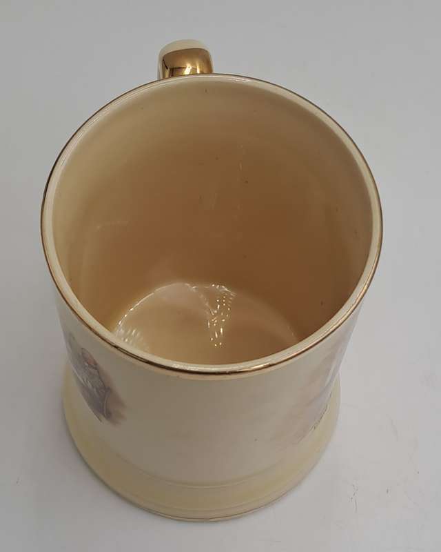 Vintage Arthur Wood Porcelain Tankard No 3752 Mary and the Fat Boy.