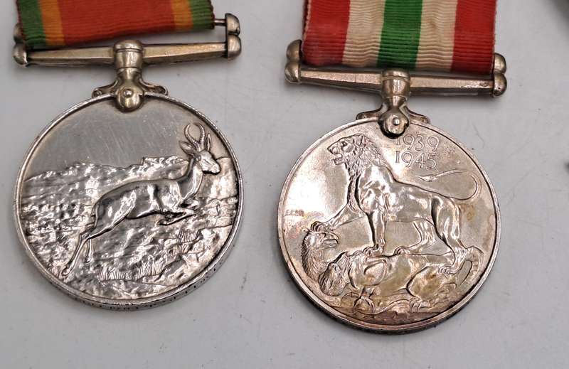 4 WW2 Medals issued to P.J Engelbrecht 313811