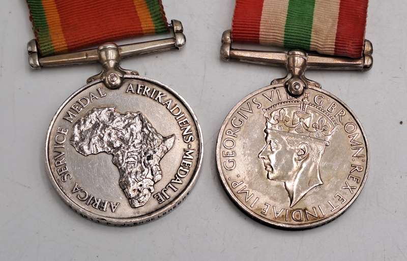 4 WW2 Medals issued to P.J Engelbrecht 313811